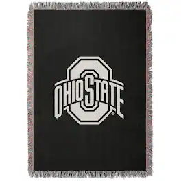 Chad & Jake - Ohio State Buckeyes Woven Blanket - Black