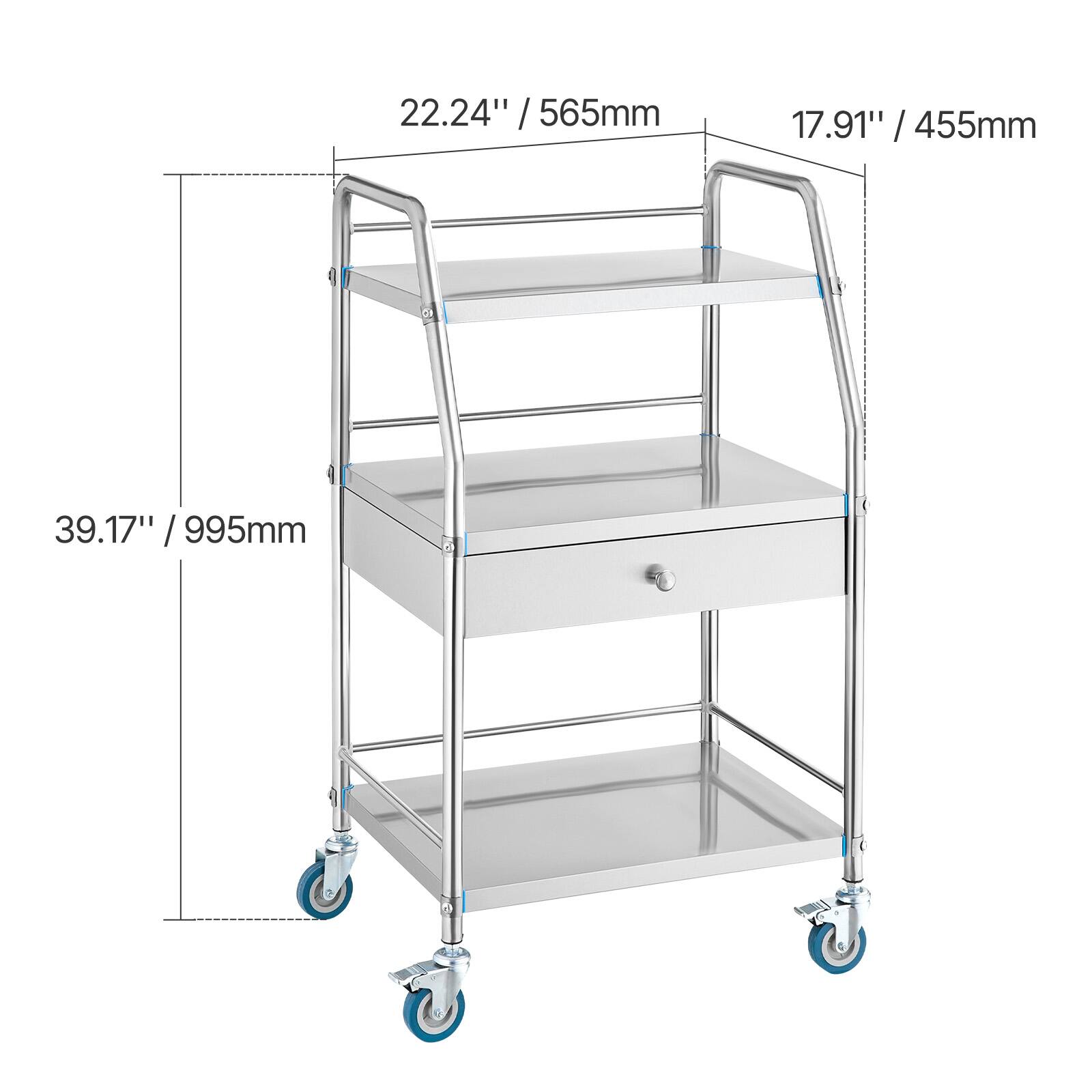 22.24" / 565mm, 17.91" / 455mm, 39.17" / 995mm