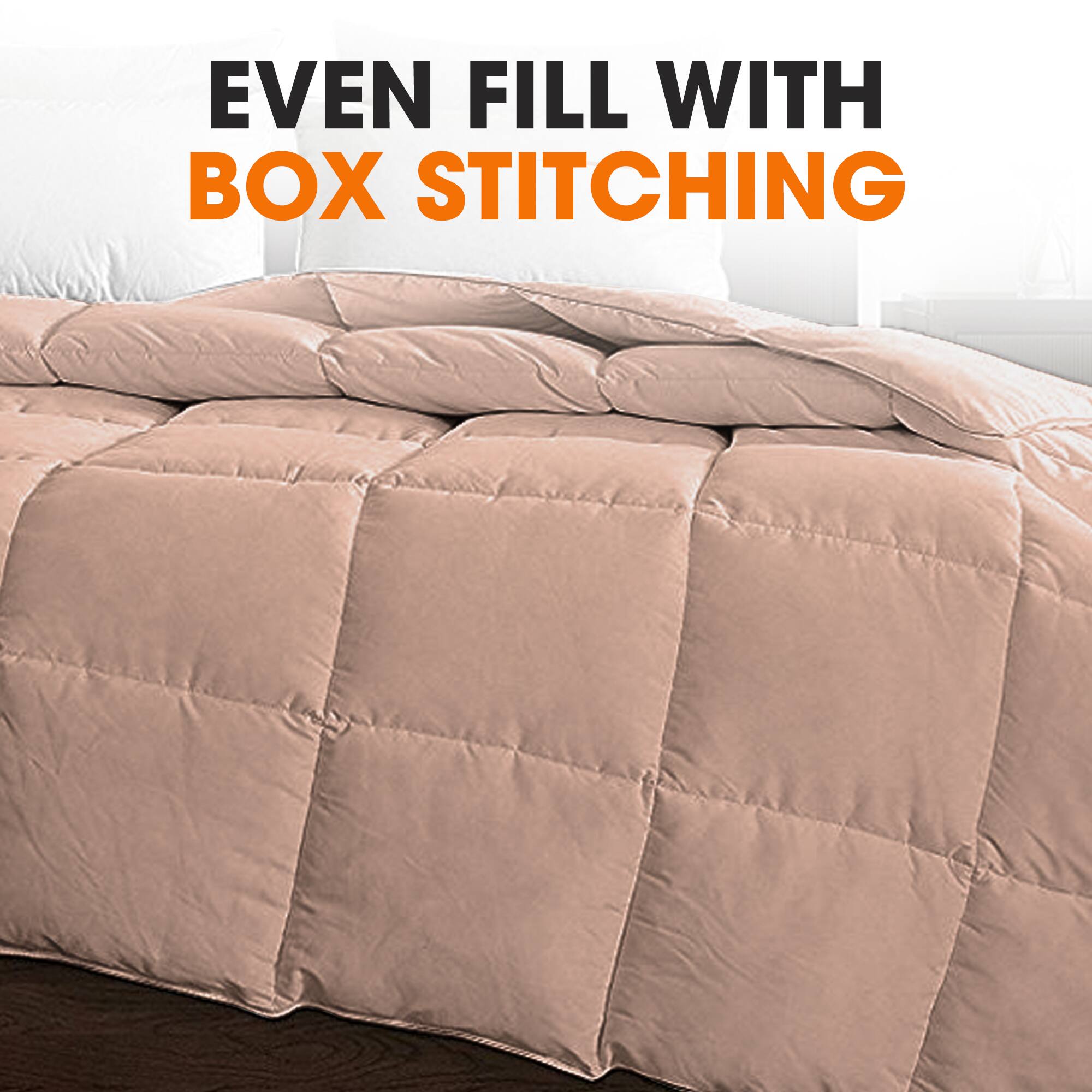 EVEN FILL WITH BOX STITCHING