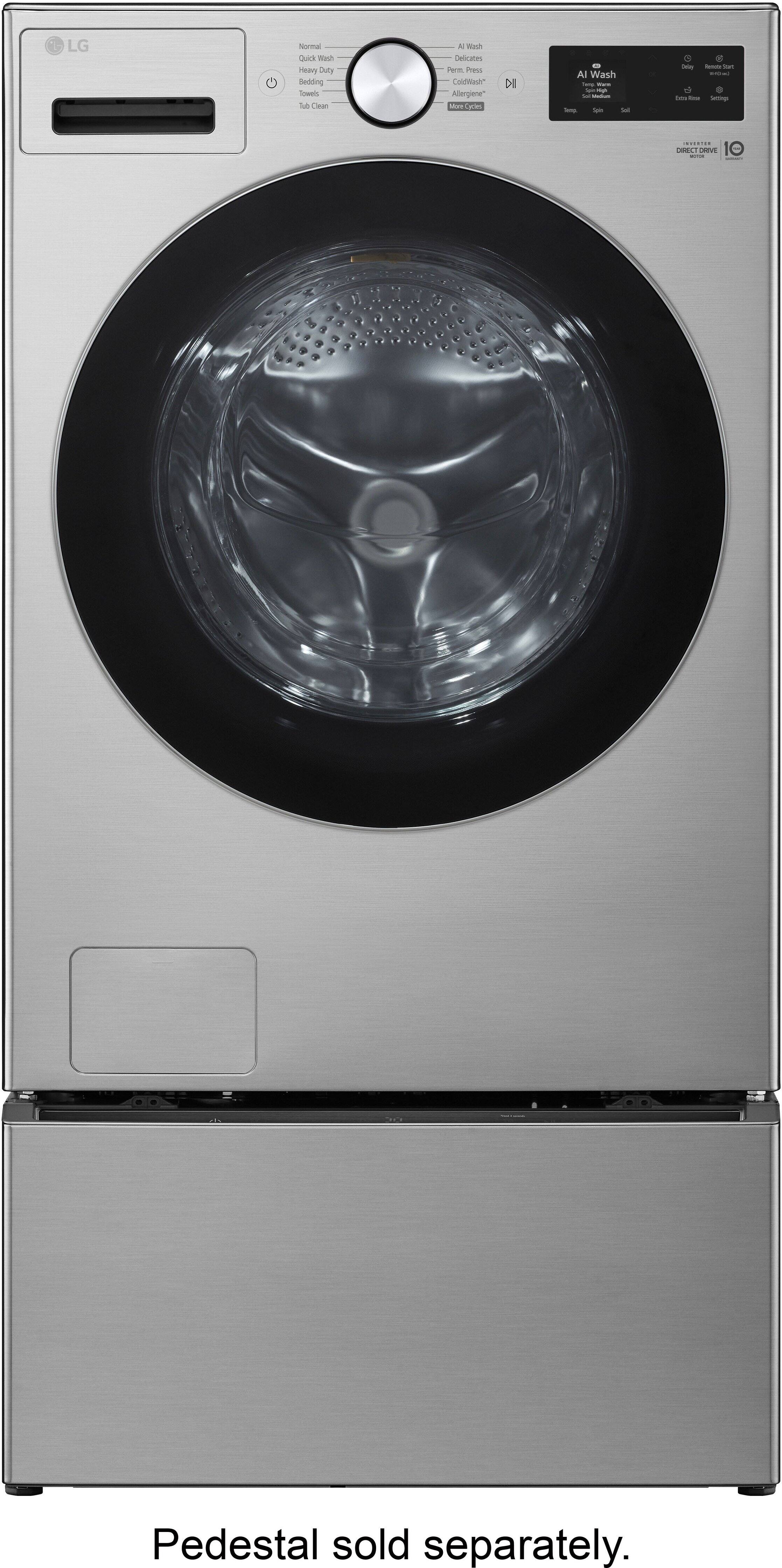 LG Normal Quick Wash Heavy Duty Bedding Smalls Sul Clean - With Celicates or ess Colours Aengene More-Carles - Al Wash - Pedestal sold separately.