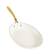 Front. Gotham Steel - Gotham Steel Cream 12'' Ultra Nonstick Ceramic Fry Pan with Gold Stay Cool Handle - Cream.