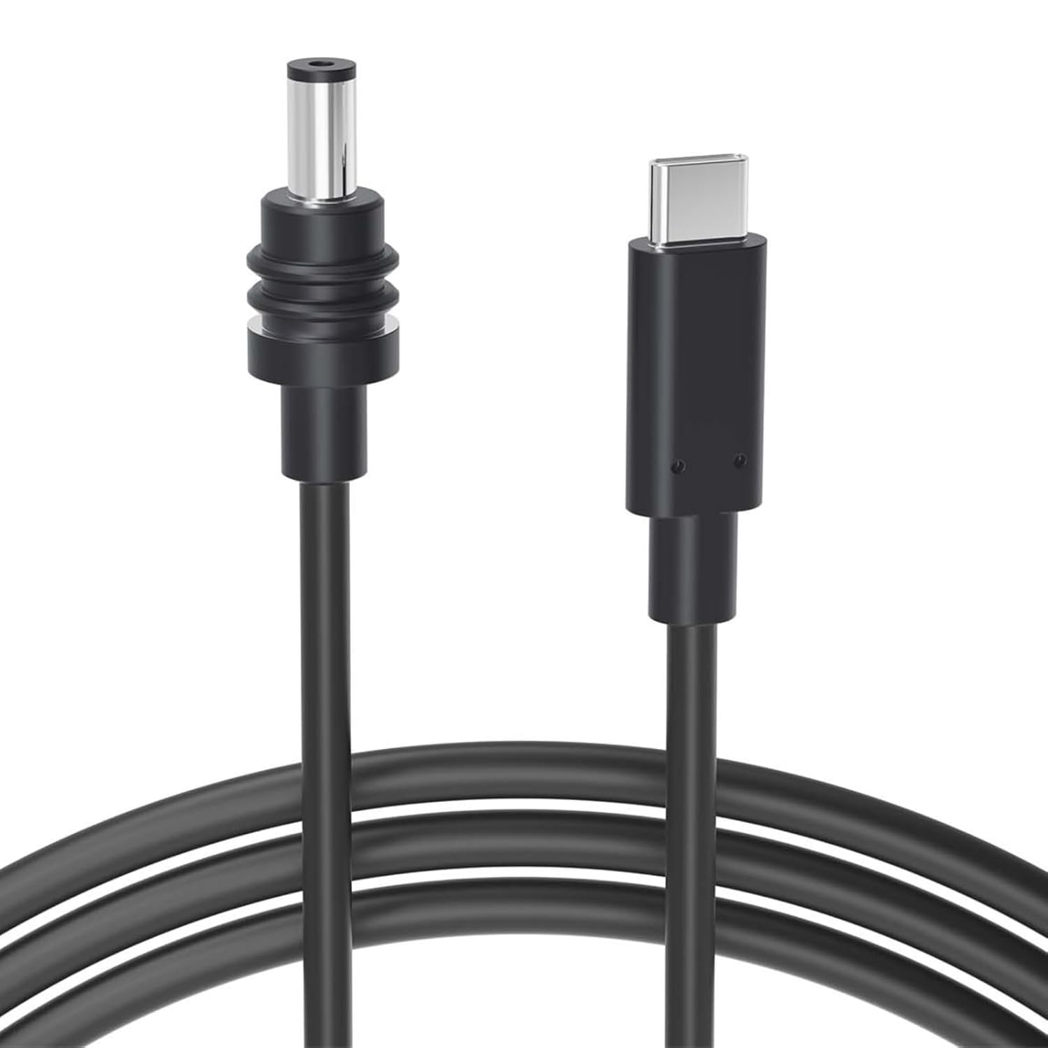 Front. Schertz - The Starlink Mini USB-C to DC Power Cable is designed for powering the Starlink Mini satellite dish using a USB-C Power - black.