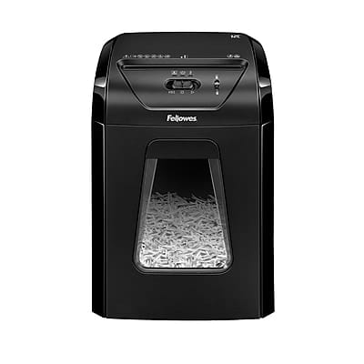Alt View 1. Fellowes - Powershred 12C 12-Sheet Cross-Cut Personal Shredder - Black.