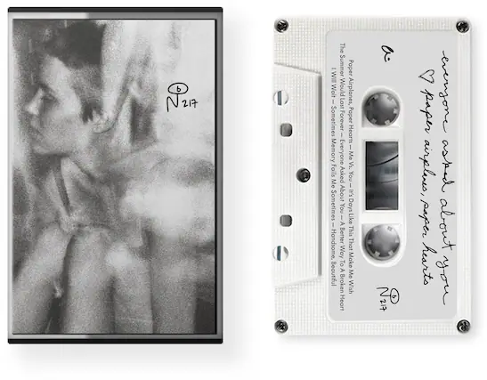 **Front Cover:**
- N 217
**Back Cover:**
- N 217
**Text on the Back Cover:**
- Paper Airplanes, Paper Hearts — Me Vs. You
- The Summer Would Last Forever — Everyone Asked Me About It
- Sometimes — A Better Way To Make Me Wish
- Sometimes — Handsome, Broken Heart
- Sometimes — This That Make Me Wish
- Sometimes — A Better Way To A Broken Heart
- Sometimes — Handsome, Beautiful
- Sometimes — A Better Way To A Broken Heart
- Sometimes — A Better Way To A Broken Heart
- Sometimes — A Better Way To A Broken Heart
- Sometimes — A Better Way To A Broken Heart
- Sometimes — A Better Way To A Broken Heart
- Sometimes — A Better Way To A Broken Heart
- Sometimes — A Better Way To A Broken Heart
- Sometimes — A Better Way To A Broken Heart
- Sometimes — A Better Way To A Broken Heart
- Sometimes — A Better Way To A Broken Heart
- Sometimes — A Better Way To A Broken Heart
- Sometimes — A Better Way To A Broken Heart
- Sometimes — A Better Way To A Broken Heart
- Sometimes — A Better Way To