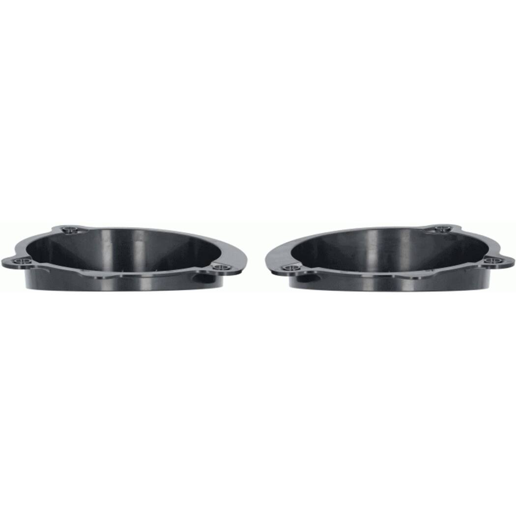 Alt View 18. Metra - Speaker Adapter Plate for Select Mercedes 2000-2006 Vehicles (2-Pack) - Black.
