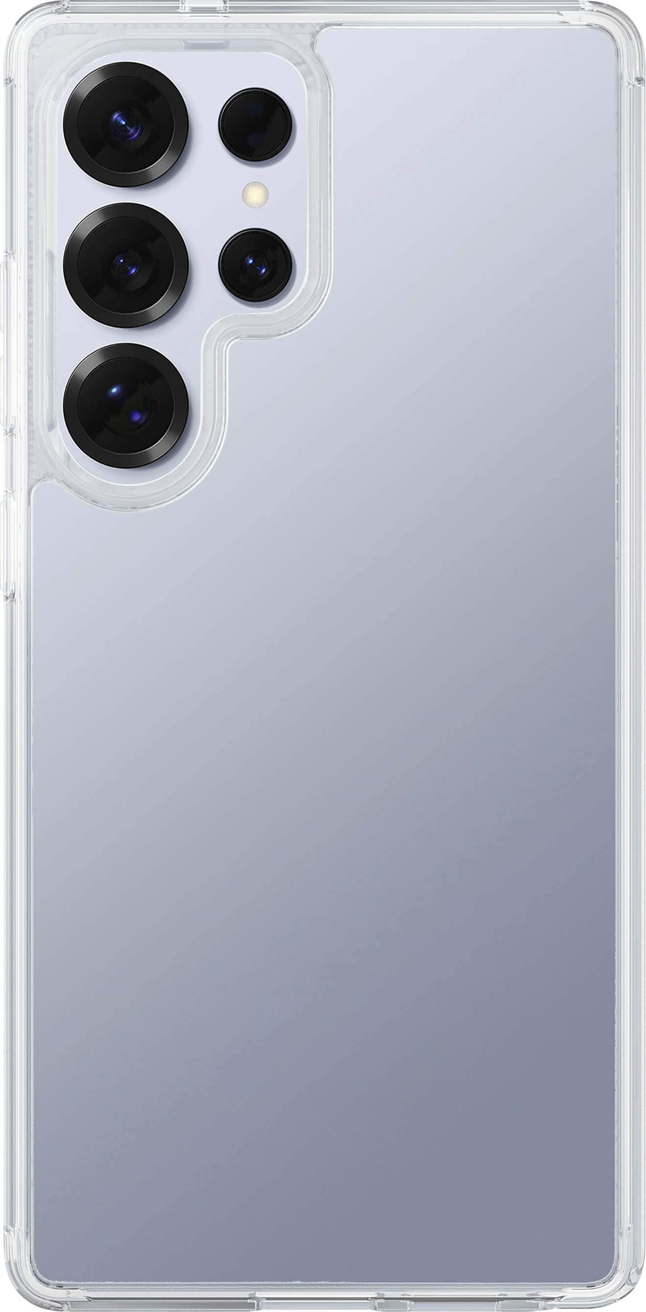 Front. Insignia™ - Hard-Shell Case for Samsung Galaxy S25 Ultra - Clear.