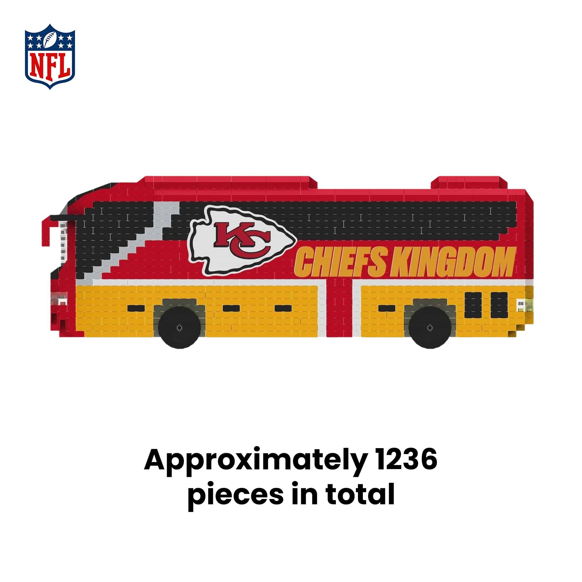 NFL K CHIEFS KINGDOM  
Approximately 1236 pieces in total