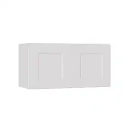 Boyel Living - Shaker Wall Cabinet with RTA 30-in L x 12-in W x 18-in H for Kitchen Bathroom Laundry Garage - White