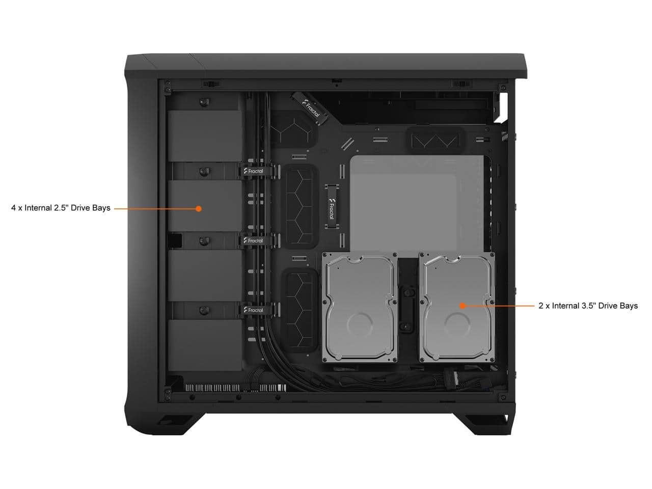 Fractal Design Torrent Black E ATX Tempered Glass Window High