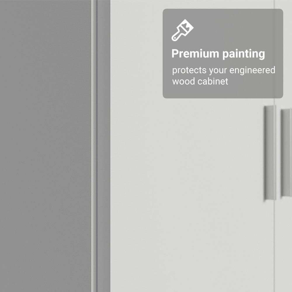 Premium painting protects your engineered wood cabinet