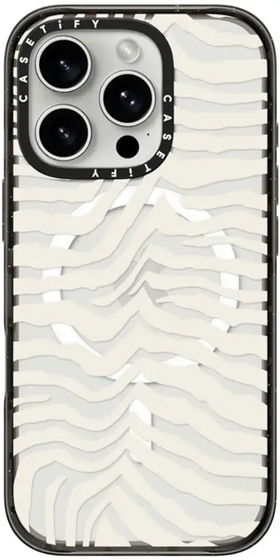 CASETiFY Impact Case with MagSafe for Apple iPhone 16 Pro Zebra CASETiFY Impact Case with MagSafe for Apple iPhone 16 Pro Zebra