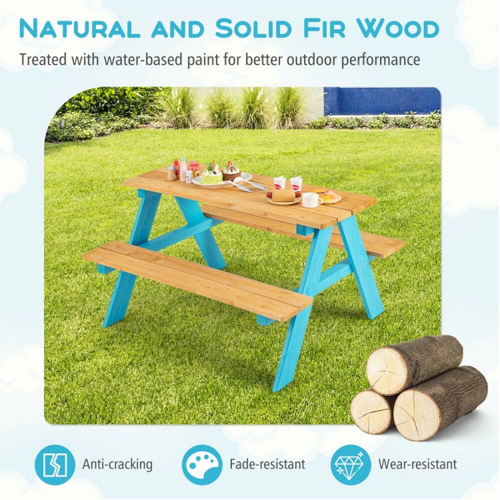 NATURAL AND SOLID FIR WOOD  
Treated with water-based paint for better outdoor performance  

Anti-cracking  
Fade-resistant  
Wear-resistant
