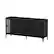 Angle. Famapy - Famapy Industrial Metal & Glass Storage Cabinet - Adjustable Lighting & Anti - Tip Design - Black.