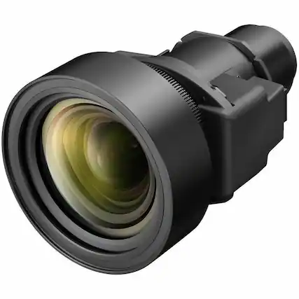 Front. Panasonic - Panasonic ET-EMW500 - 21.08 mm to 30 mm - f/1.8 - f/2.35 - Zoom Lens - Designed for Projector - 1.4x Optical Zoom - Black.