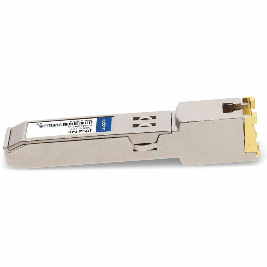Sure, here is the corrected and grouped text from the image:

- SFP-GE-T-AO
- SFF 100089-X
- NSAROS
- SFP-GE-T-AO
- 1000BASE-T
- RJ-45 WIDE
- 1000BASE-T