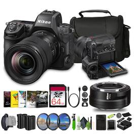 Nikon - Z8 Mirrorless Camera w 24-120mm f/4 Lens (1698) Bundle (International Version) - Black