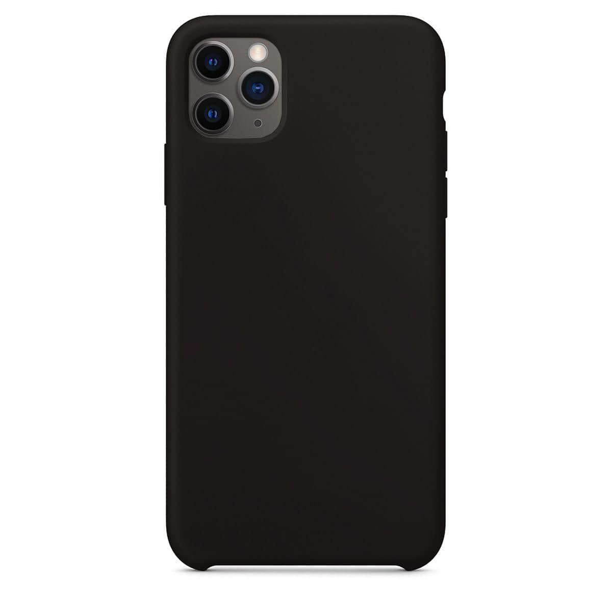 Entronix - iPhone 11 Pro Liquid Silicone Case - Soft-Touch Protection - Black