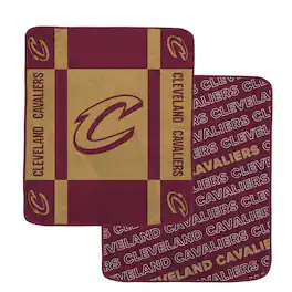 Pegasus - Cleveland Cavaliers 60- x 70- Reverse Block Wordmark Double-Sided Blanket - Multicolor