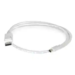 C2G - Refurbished Excellent - 757120542988 6 Feet M/M Mini DisplayPort to DisplayPort Adapter Cable - 1x Mini DisplayPort Male Thunderbolt - 1 - White