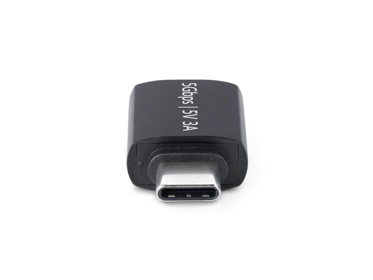 Alt View 4. StarTech.com - StarTech USB-C to USB-A Adapter, 5Gbps, Compact Metal, M/F - USB31CAADGCP.