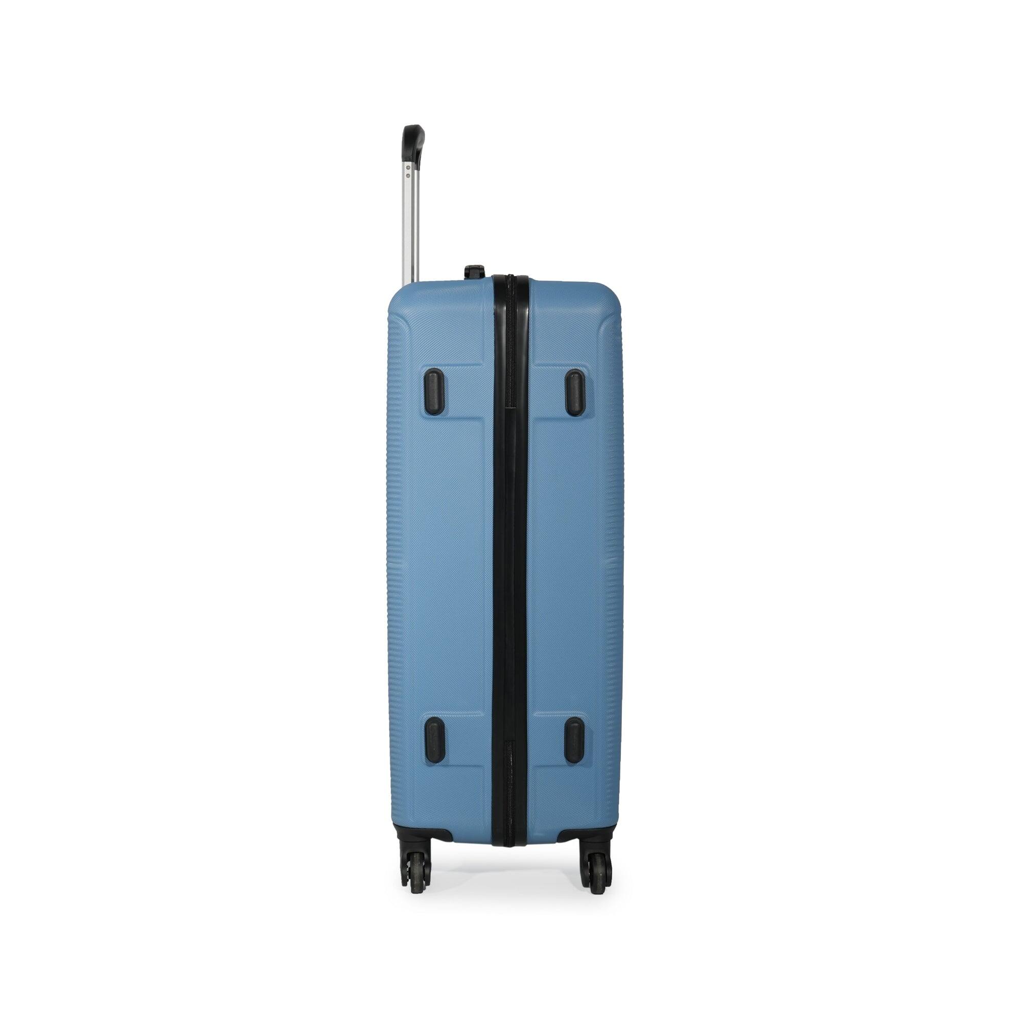 Alt View 6. BreeBe - 3-Piece Luggage Set ABS Lightweight & Durable Suitcase with Spinner Wheels, TSA Lock, (20/24/28), Light Blue - Light Blue.