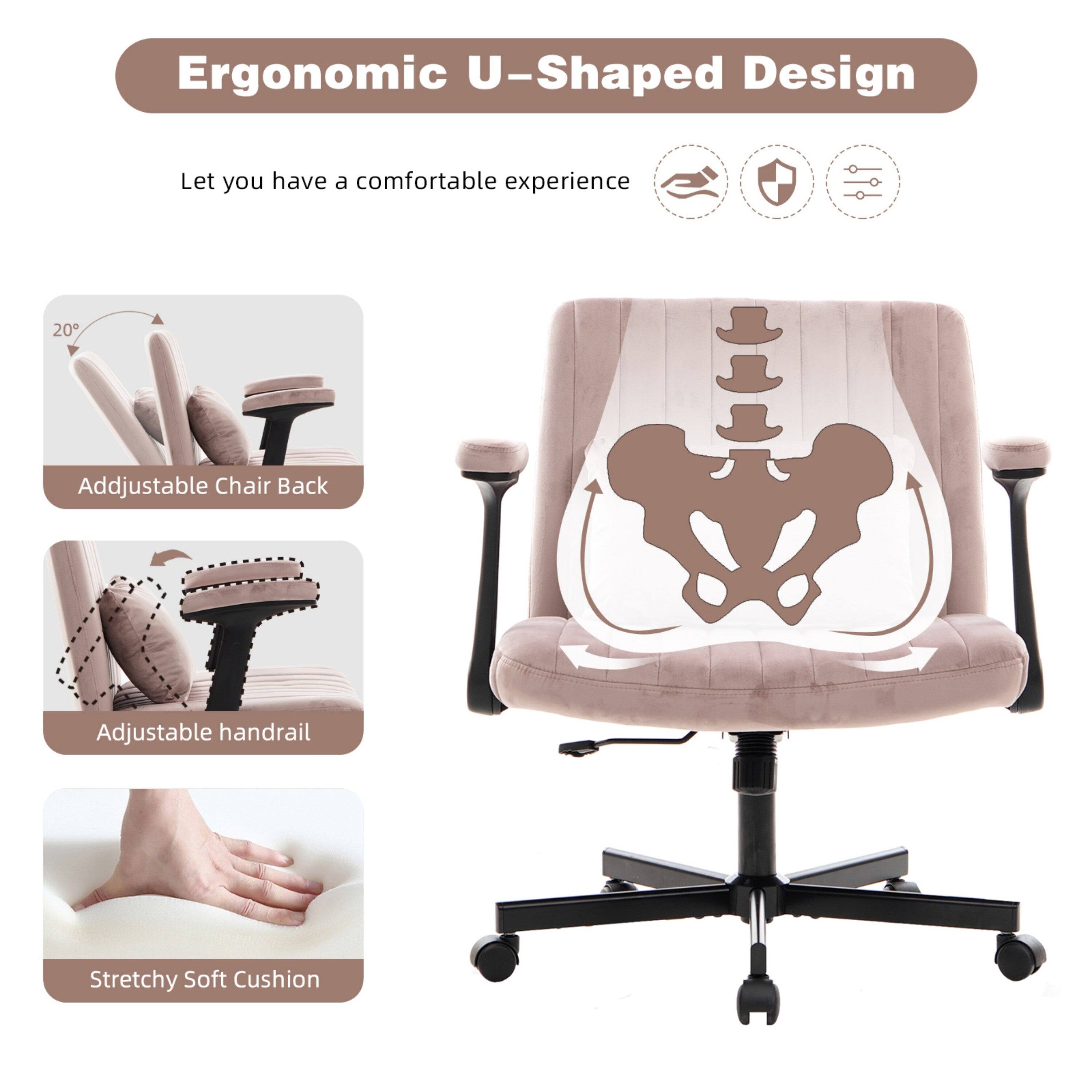 Ergonomic U-Shaped Design  
Let you have a comfortable experience  

- Adjustable Chair Back  
- Adjustable handrail  
- Stretchy Soft Cushion