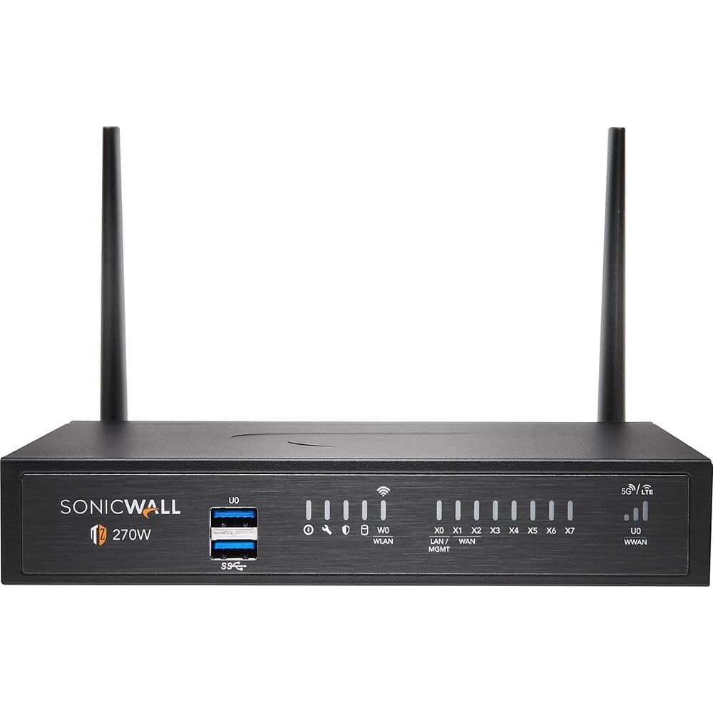 SonicWall - TZ270W Network Security Appliance 02-SSC-2823 - Black