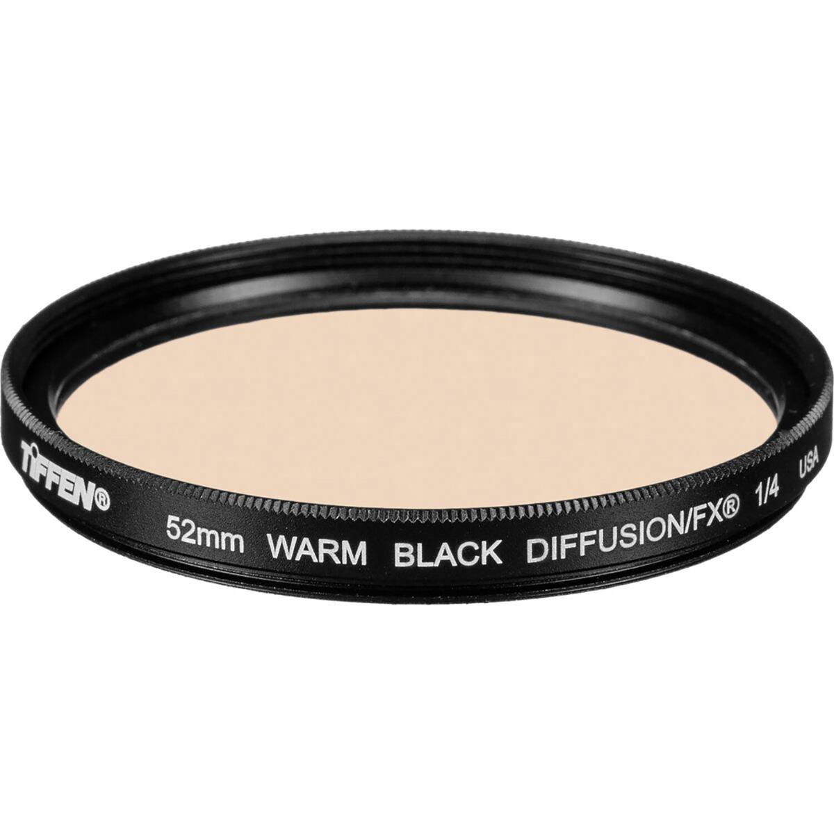 TiFFEN USA 1/4 52mm WARM BLACK DIFFUSION/FX