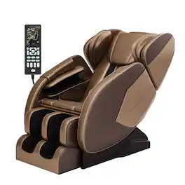 Essen Blissed - Favor MM450 Full Body Zero Gravity with Shiatsu Massage Chai - Brown
