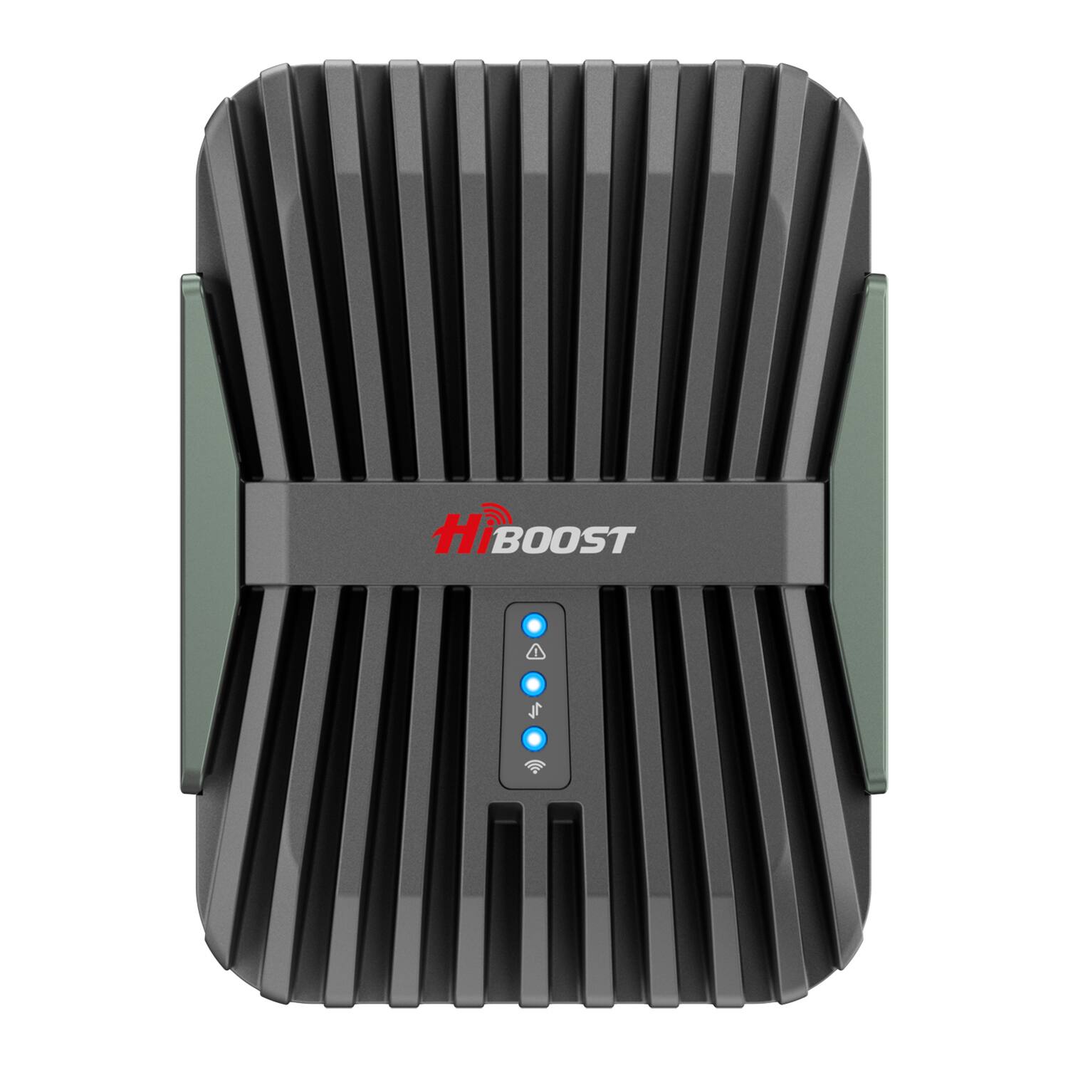 Left. HiBoost - FleetLink Flex In-Vehicle Cellular Signal Booster, 5G, C30F5SBTW - Green.