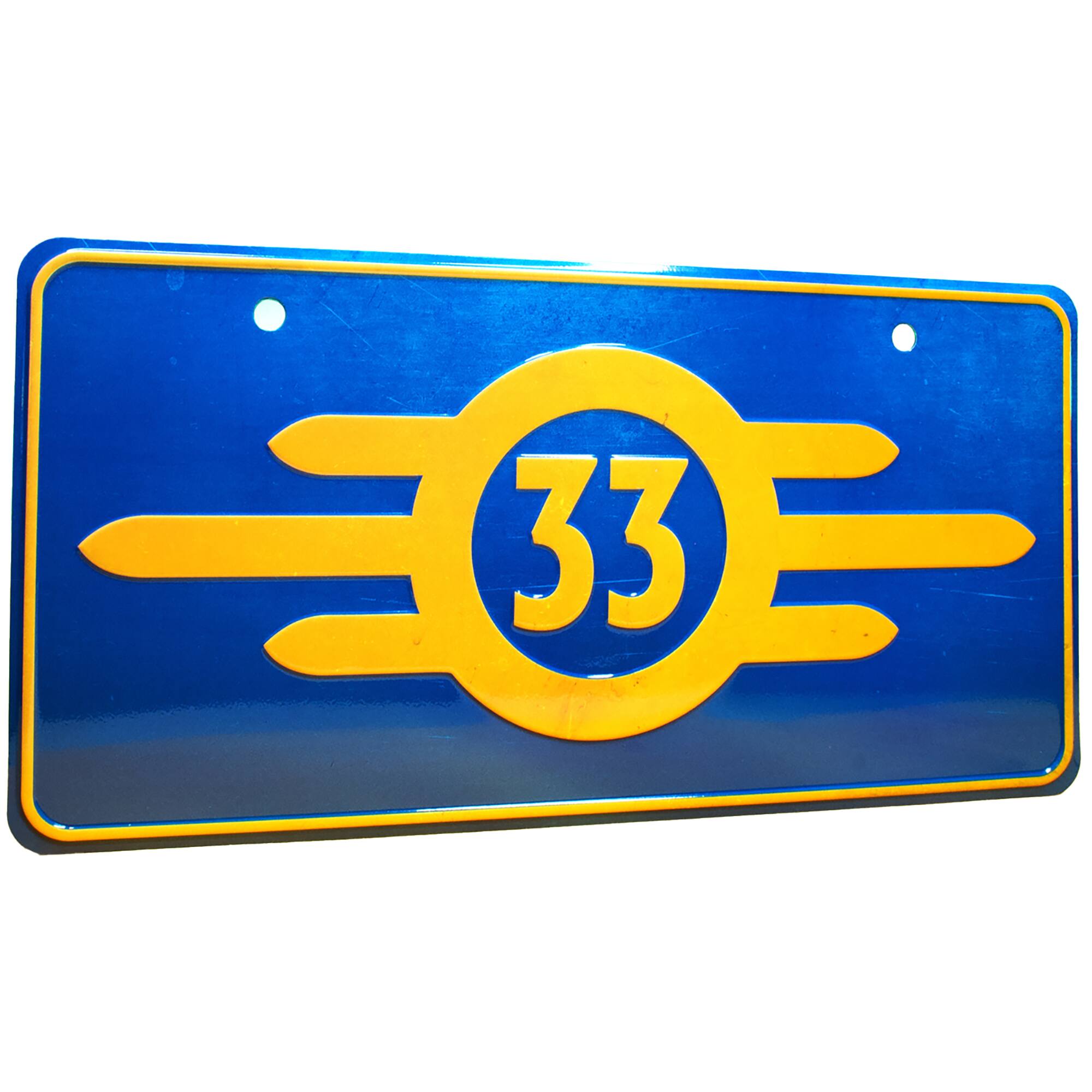 Alt View 1. 8tees Creative - Doctor Collector Fallout Vault 33 License Plate, Official Decor, 13.19"x6.3".