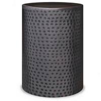 Simpli Home - Corbin Metal Side Table - Hammered Antique Copper - Front_Zoom