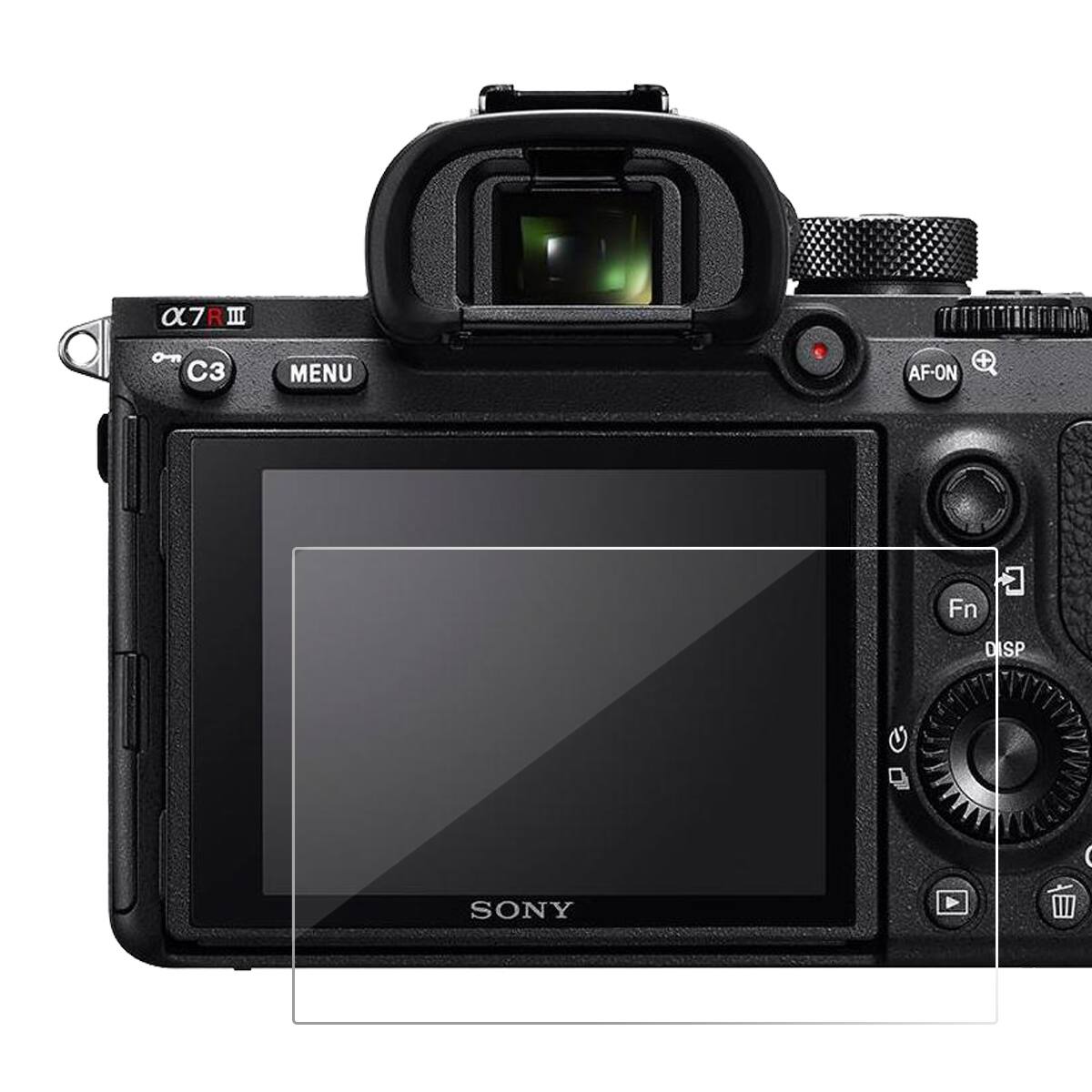 α7R III  
C3  
MENU  
AF-ON  
Fn  
DISP  
SONY