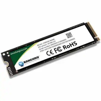 Model: KSED30-NVME-
FW version number: ECPM13.0
Serial number: KNSNV01210900005
PSID: 5412010914200RKD001
CE FC RoHS
www.kanguru.com
KANGURU Secure. Anytime. Anywhere.