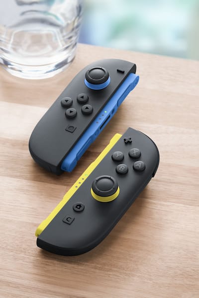 Nintendo Joy Con 2 (L)/(R) Blue / Light Yellow Black - Best Buy Nintendo Joy Con 2 (L)/(R) Blue / Light Yellow Black - Best Buy