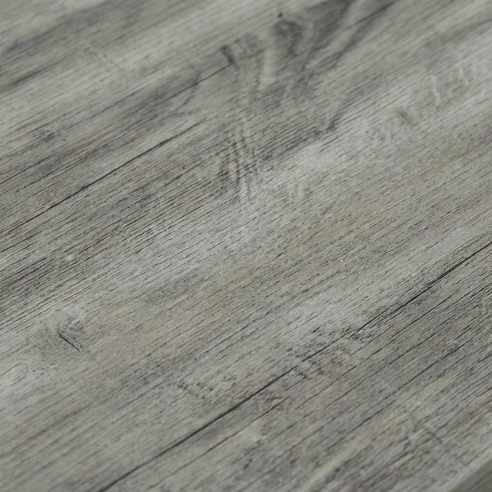 Alt View 2. FurniFact - French Oak Grey and Black Tall End Table with Storage Bin - French Oak Grey/Black/Black.