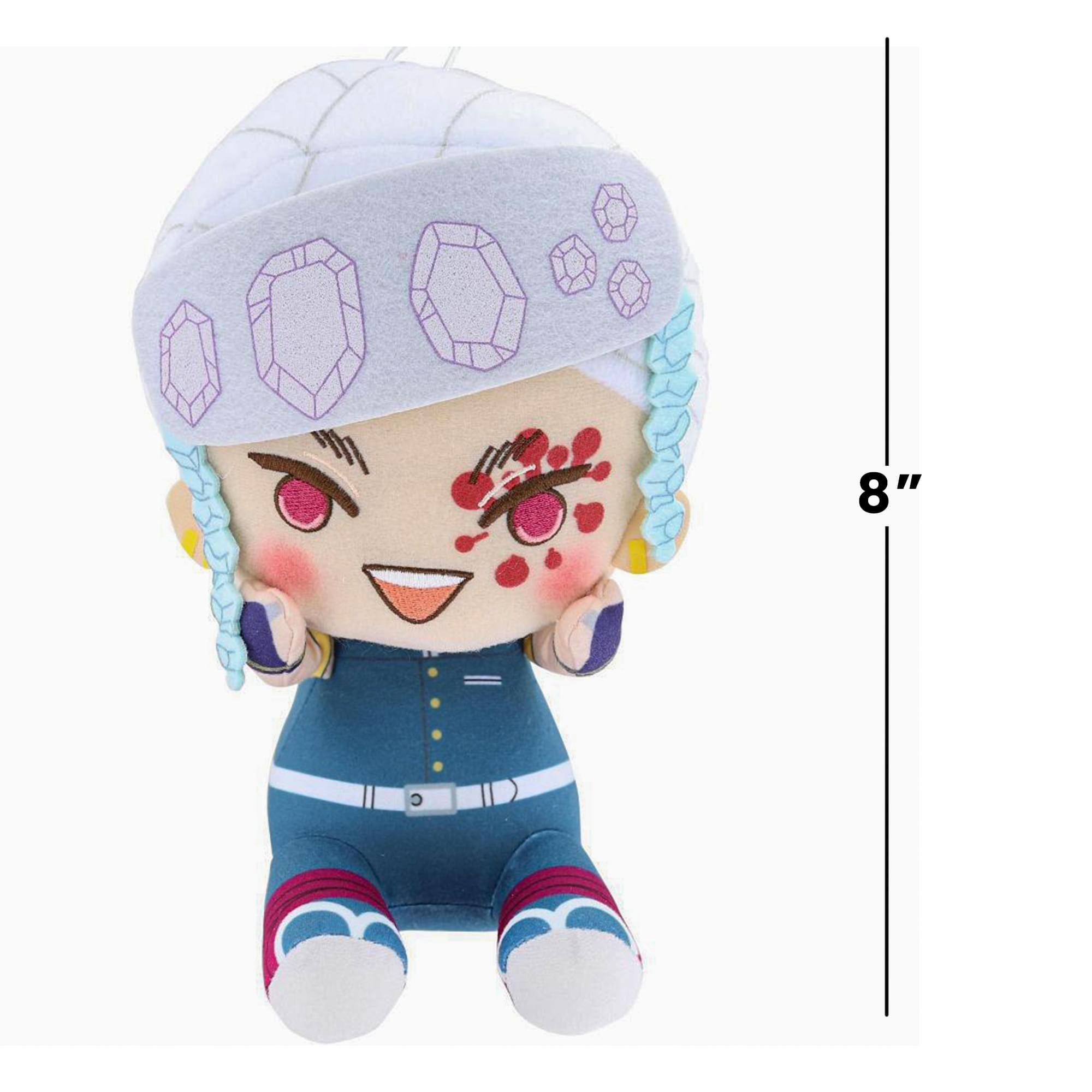 Alt View 2. Banpresto - Demon Slayer 8 Inch Character Plush | Tengen Uzui - Red.