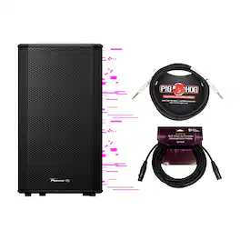 Pioneer DJ - XPRS122 12 in. Active 2-Way Loudspeaker with Microphone Cable
