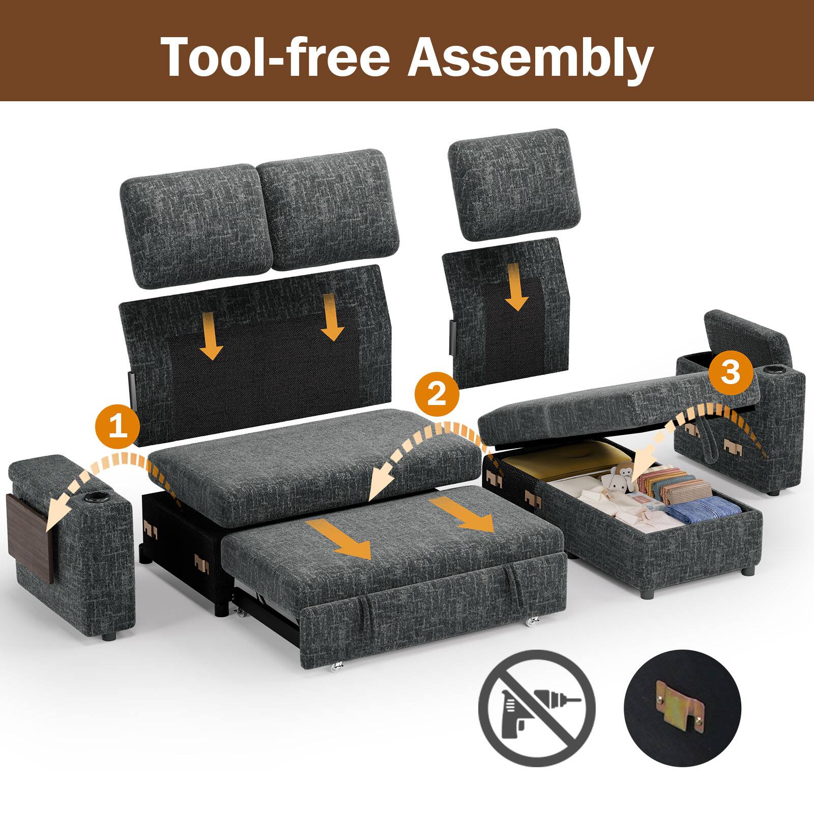 Tool-free Assembly
