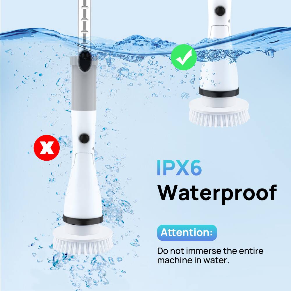 IPX6 Waterproof  
Attention: Do not immerse the entire machine in water.