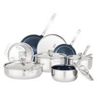 Viking 4-Ply PerformanceTi 12 Piece Cookware Set - Stainless Steel - Angle_Zoom