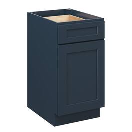 Boyel Living - 18 Inch Base Cabinet with Soft Close Hinges and Full Overlay Doors - Cyber Grey