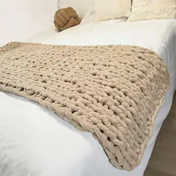 Tan-40"x40"(Small Size Throw)