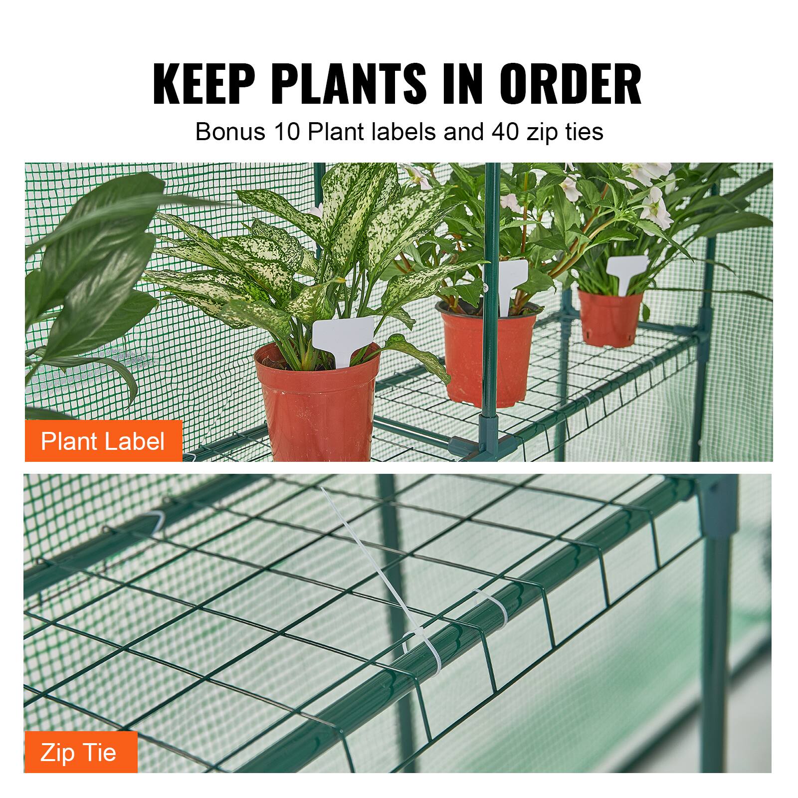 KEEP PLANTS IN ORDER
Bonus 10 Plant labels and 40 zip ties
Plant Label
Zip Tie