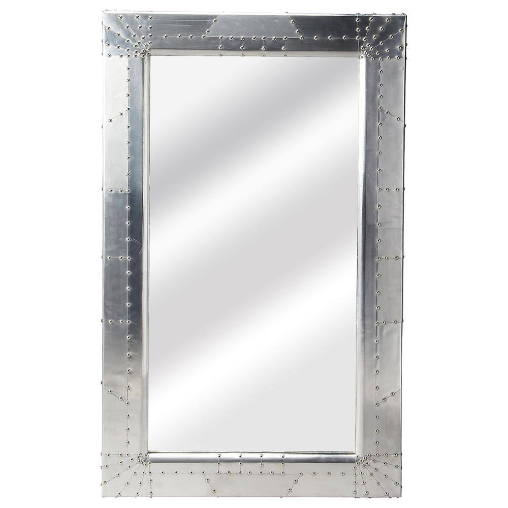 Angle. Butler Specialty - Midway Aviator Wall Mirror - Silver.