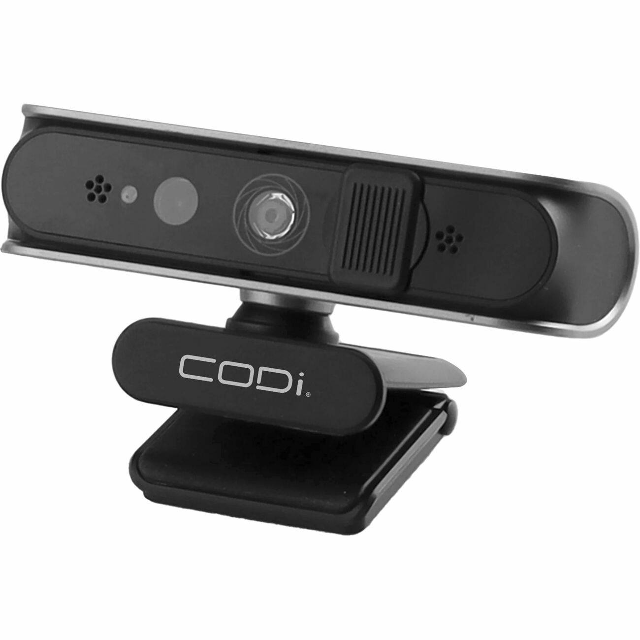 Alt View 3. CODi - Allocco HD 1080P IR Facial Recognition Webcam (Windows Hello) - HD 1080P resolution at 30FPS.