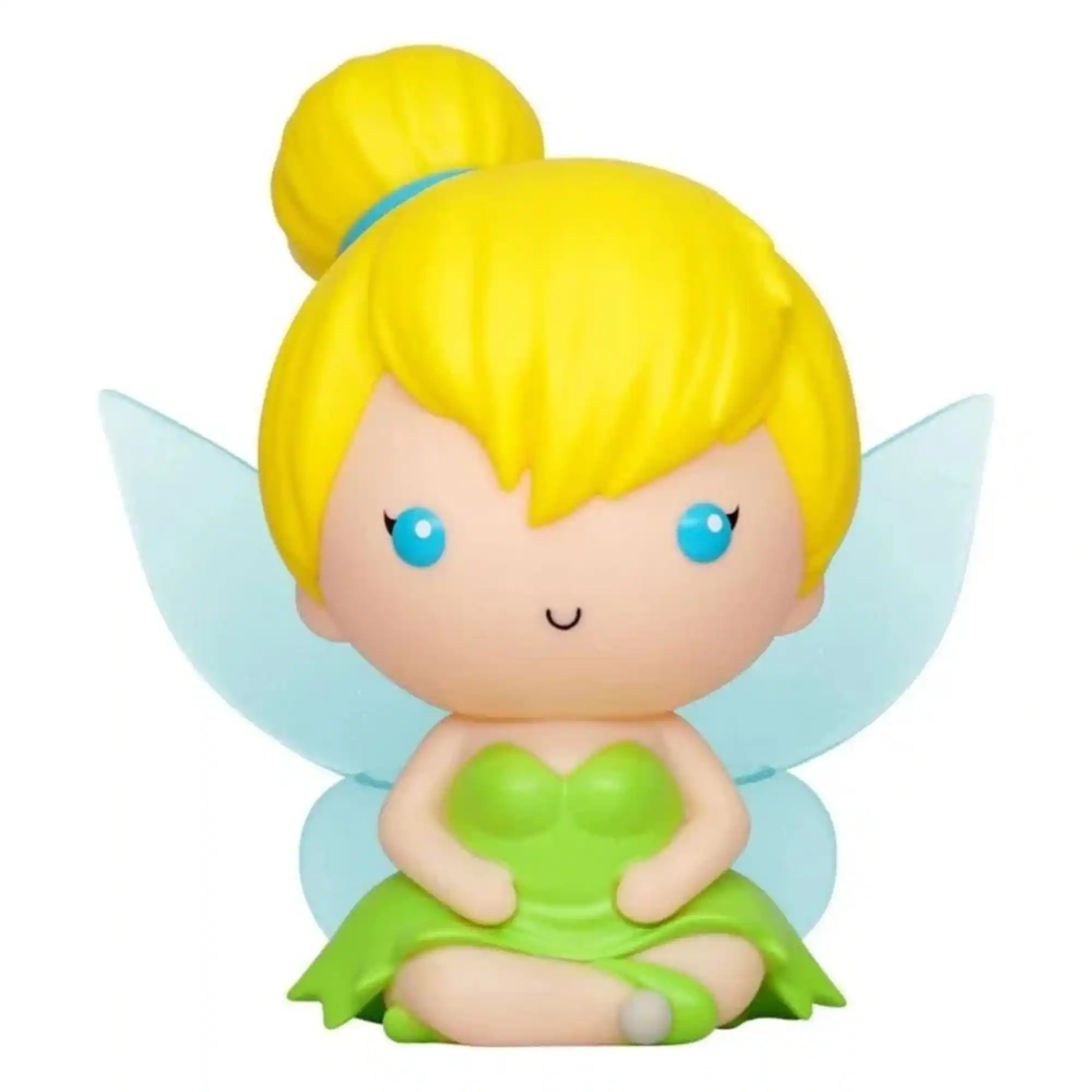 Front. Monogram - Monogram Disney Tinker Bell Figural Coin Bank - Green.