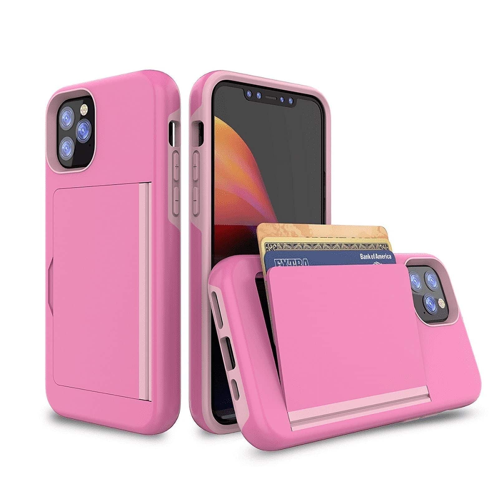RomeTech - Rome Tech Dual Layer Wallet Case for iPhone 13 mini - Pink
