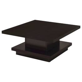 Coaster Co. of America - Reston Square Engineered Wood Coffee Table Cappuccino - Brown
