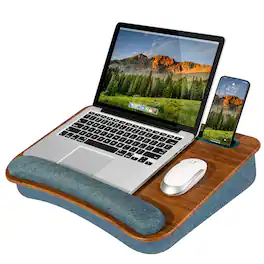 LapGear - Portable Laptop Lap Desk - Espresso